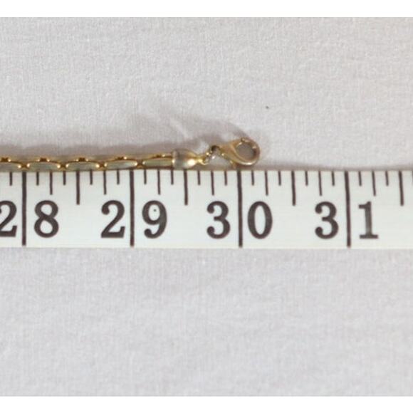 Mixed Metal Tone Necklace Long Link Chain Opera Length - Picture 5 of 6